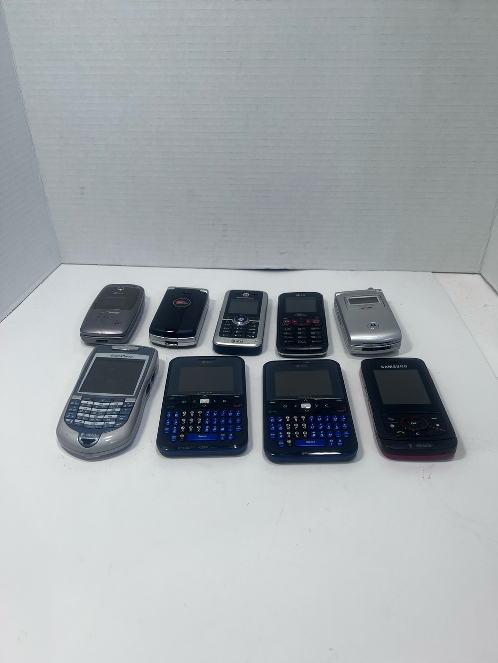 Assorted Cell Phone Lot - Various Brands in Black and Silver